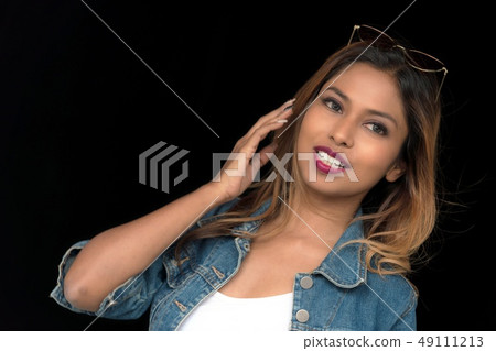 Young Asian Female Model Portrait Close-up Young Asian Female Model Portrait Close-up 49111213