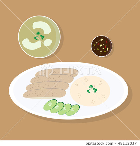 Hainanese chicken rice Hainanese chicken rice 49112037