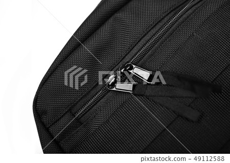 Black bag on a white isolated background. Black bag on a white isolated background. 49112588