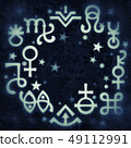 Astrological diadem (mystical signs and symbols). 49112991