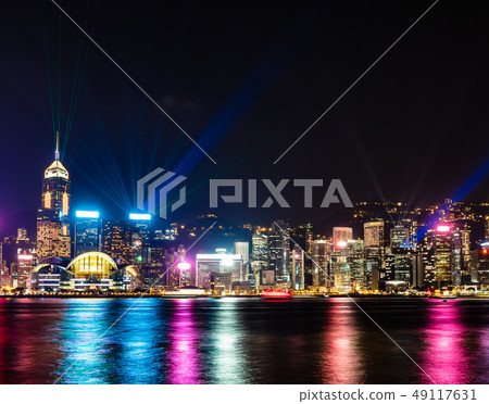 Hong Kong Light and Sound Show Symphony of Lights 49117631