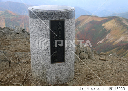 Autumn Asahi mountain range Landscape of Mt. 49117633