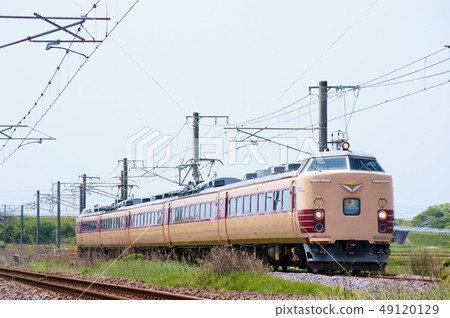 Limited Express Nichirin (485 series) Nippo Main Line Tianjin-Buzen Zenkoji 49120129