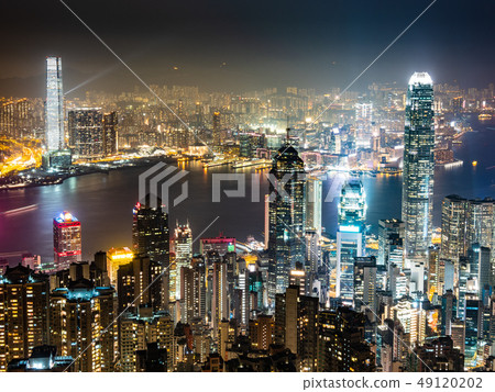 World's Three Big Nights Hong Kong Victoria Harbor 49120202