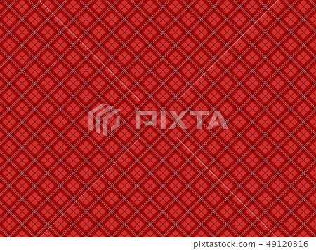 Tartan background red - Stock Illustration [49120316] - PIXTA