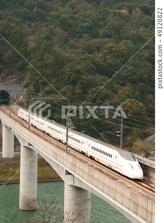 Kyushu Shinkansen-White 800 Series Swallow-Shin Yatsushiro-Shin Minamata Kyushu Shinkansen-White 800 Series Swallow-Shin Yatsushiro-Shin Minamata 49120822
