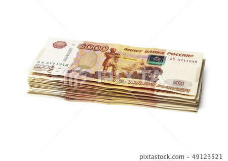 Russian banknotes 49123521