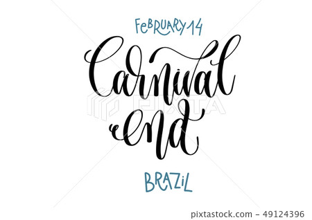 february 14 - Carnival end - Brazil, hand february 14 - Carnival end - Brazil, hand 49124396
