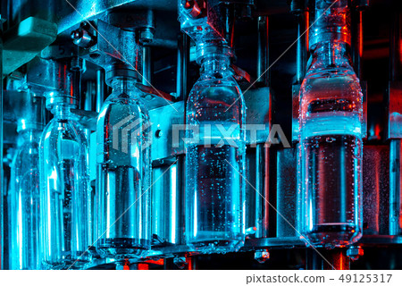 Water bottling line for processing and bottling pure spring water Water bottling line for processing and bottling pure spring water 49125317