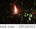 火炬照亮了夜叢林 49126301