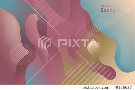 Wave abstract background vector 49126627