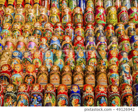 Matryoshka dolls, Moscow, Russia 49126942