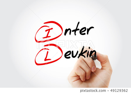 IL - interleukin acronym with marker IL - interleukin acronym with marker 49129362