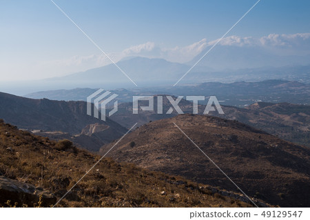 Landscape with mountains, Crete, Greece 49129547