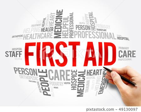 First aid word cloud collage 49130097