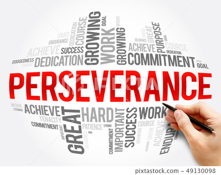 Perseverance word cloud collage Perseverance word cloud collage 49130098