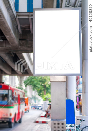 Blank mock up street billboard posters  49130830