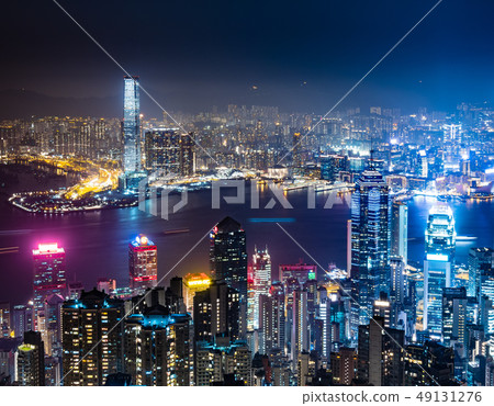 世界三大夜景香港維多利亞港 世界三大夜景香港維多利亞港 49131276