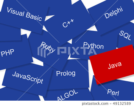Programming language Java - Stock Illustration [49132589] - PIXTA