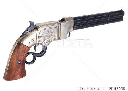 Old vintage weapon - Volcanic Repeating Pistol 49132968
