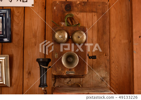 Closed school wooden school building Closed school wooden school building 49133226