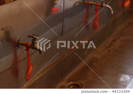 Closed school wooden school building 49133304