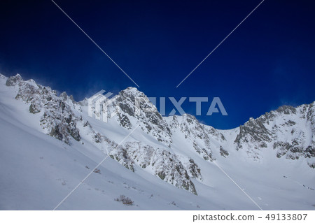 "Nagano Prefecture Kiso Komagatake" Snow of Senjojiki Curl 49133807