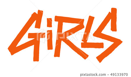 Girls vector lettering Girls vector lettering 49133970
