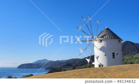 Shozushima Olive Park Greece Windmill 1 49134632