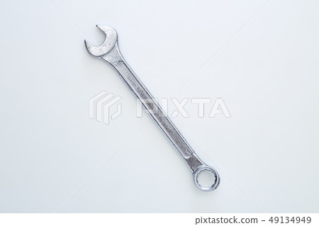 Stainless Steel Wrench close up 49134949