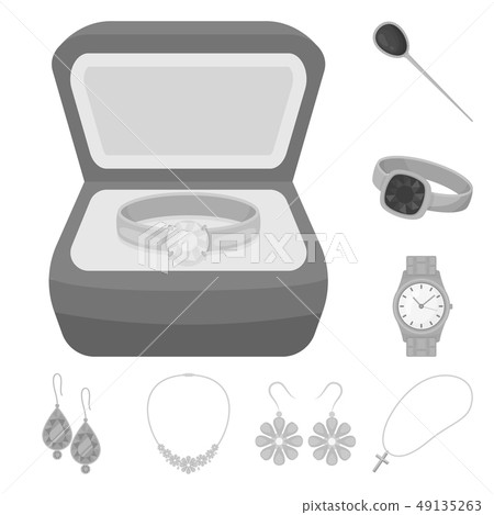 Vector illustration of jewelery and necklace symbol. Collection of jewelery and pendent vector icon Vector illustration of jewelery and necklace symbol. Collection of jewelery and pendent vector icon 49135263