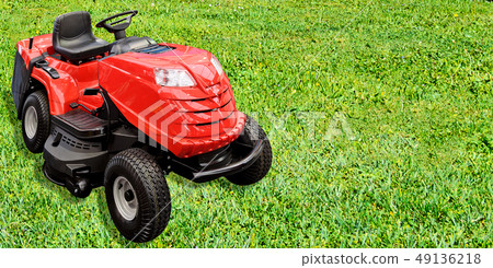 Gardening equipment banner 49136218