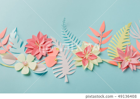 Paper craft origami fower decoration creative 49136408