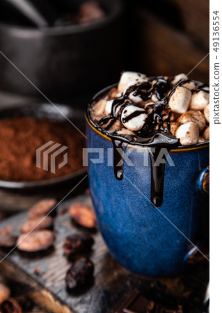 Cup of hot chocolate 49136554