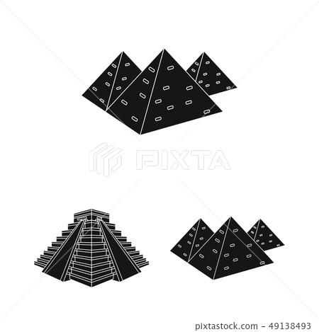Vector illustration of pyramid and egypt icon.... - Stock Illustration ...