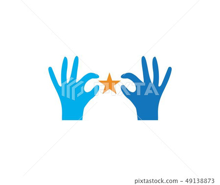 Hand care logo and symbols template icon Hand care logo and symbols template icon 49138873