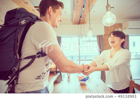 International exchange and greetings 49138981