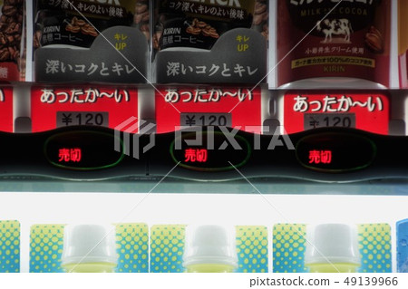 自動售貨機售罄指示 自動售貨機售罄指示 49139966