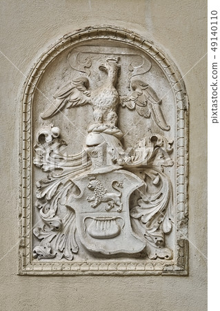 Bas-relief in the Form of a Coat of Arms Bas-relief in the Form of a Coat of Arms 49140110