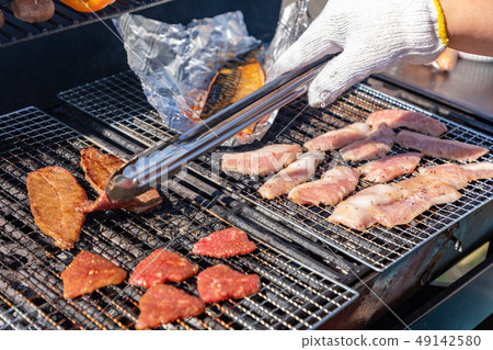 BBQ sizzle feeling 49142580