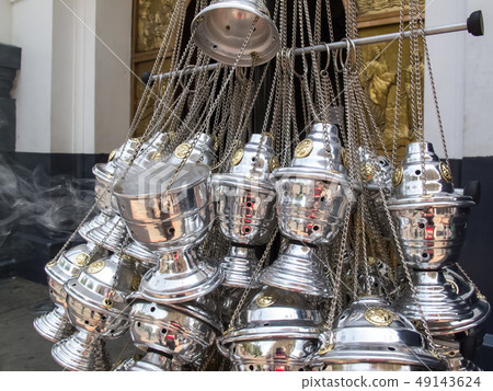 Censer burner sell at church entrance 49143624
