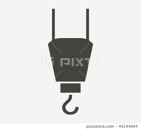 crane hook icon 49144604