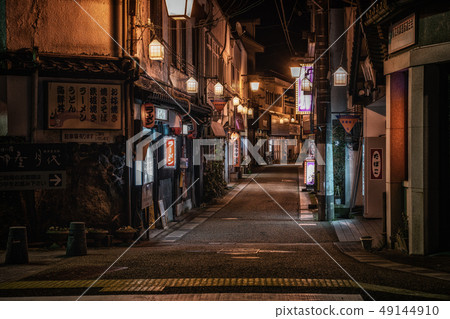 Night view of Misasa Onsen 49144910
