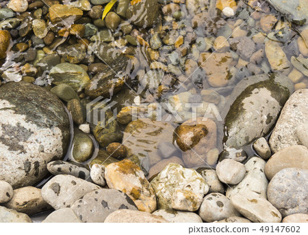 Mountain stream at autumn time. Mountain stream at autumn time. 49147602