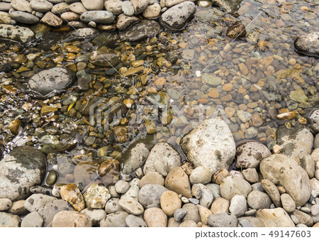 Mountain stream at autumn time. Mountain stream at autumn time. 49147603