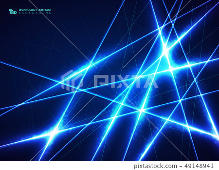 Abstract blue technology line of energy design 49148941