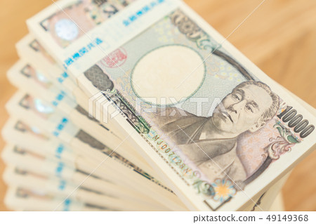 錢大錢搖錢銀行雇主金融經濟一萬日元十一萬日元錢包日元日元日元100萬日元百萬日元 49149368