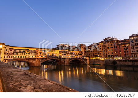 Ponte Vecchio and Arno River - Florence Italy 49153797