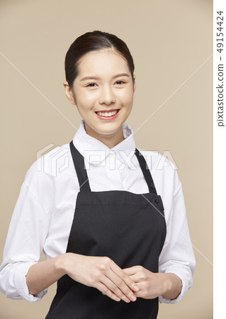 女咖啡館職員 女咖啡館職員 49154424