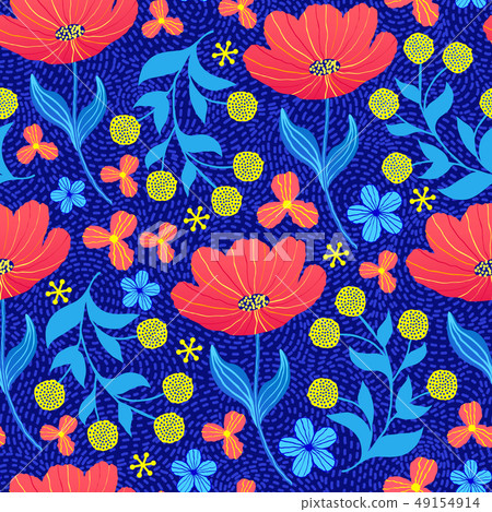 pattern with tulips 49154914